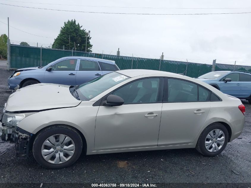 2013 Chevrolet Cruze Ls Auto VIN: 1G1PA5SH8D7249356 Lot: 40363758