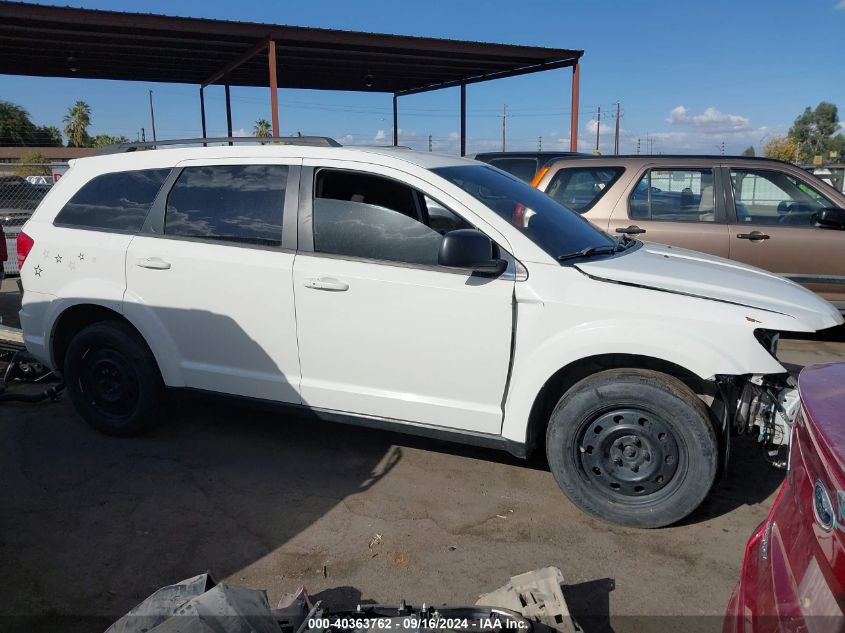 2016 Dodge Journey Se VIN: 3C4PDCABXGT235409 Lot: 40363762