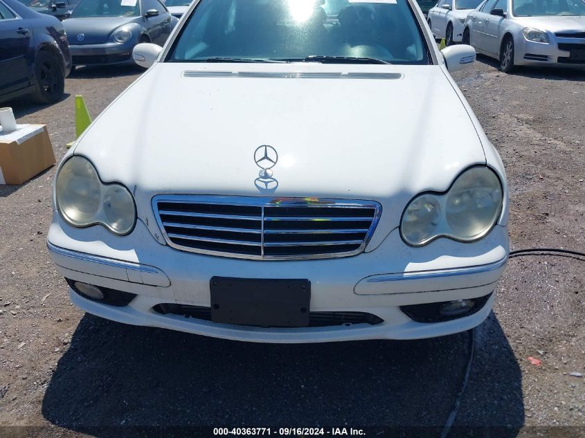 2005 Mercedes-Benz C 230 Kompressor Sport VIN: WDBRF40J85F639123 Lot: 40363771