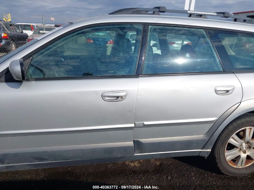 2005 Subaru Outback 2.5I Limited VIN: 4S4BP62C357380850 Lot: 40363772