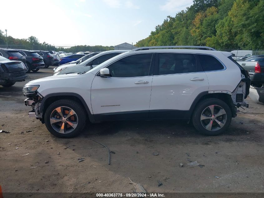 2019 Jeep Cherokee Limited 4X4 VIN: 1C4PJMDX1KD121870 Lot: 40363775