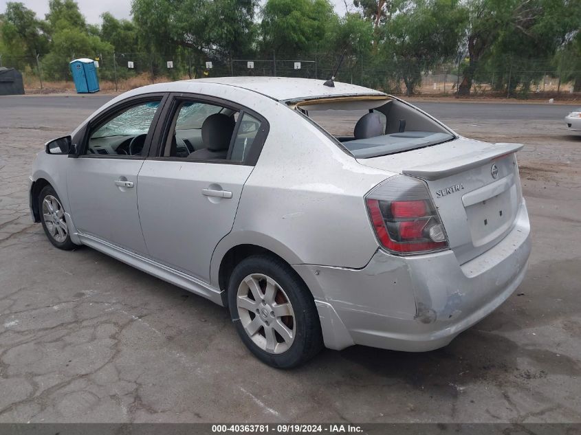 2010 Nissan Sentra 2.0Sr VIN: 3N1AB6AP5AL706952 Lot: 40363781