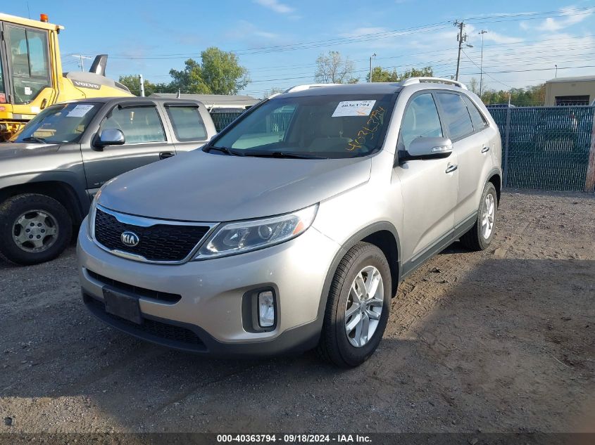 2015 Kia Sorento Lx VIN: 5XYKT4A63FG596850 Lot: 40363794