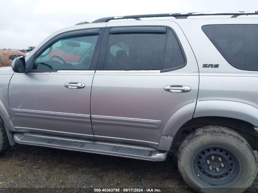 2003 Toyota Sequoia Sr5 V8 VIN: 5TDZT34A03S154163 Lot: 40363795