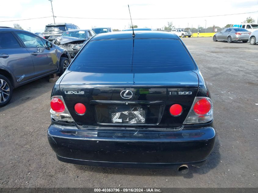 2001 Lexus Is 300 VIN: JTHBD182710026653 Lot: 40363796