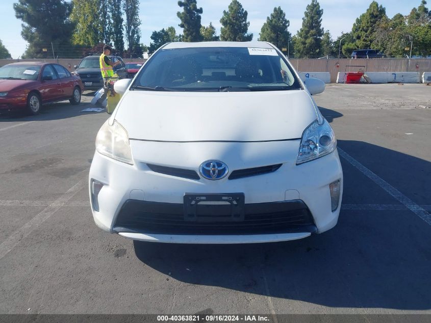 2013 Toyota Prius Two VIN: JTDKN3DU7D0348554 Lot: 40363821