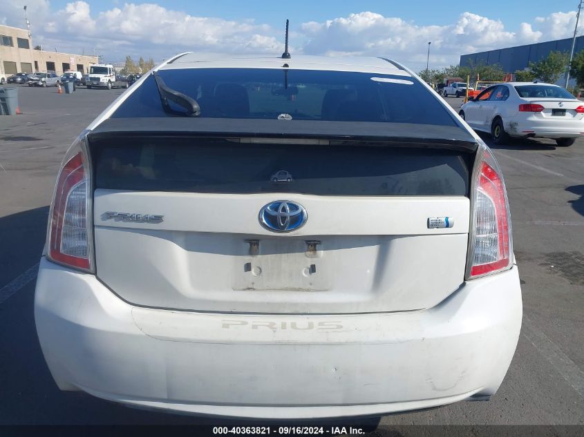 2013 Toyota Prius Two VIN: JTDKN3DU7D0348554 Lot: 40363821