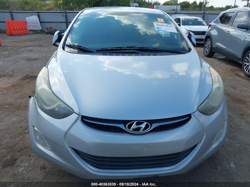 2013 Hyundai Elantra Gls VIN: 5NPDH4AE7DH273649 Lot: 40363839