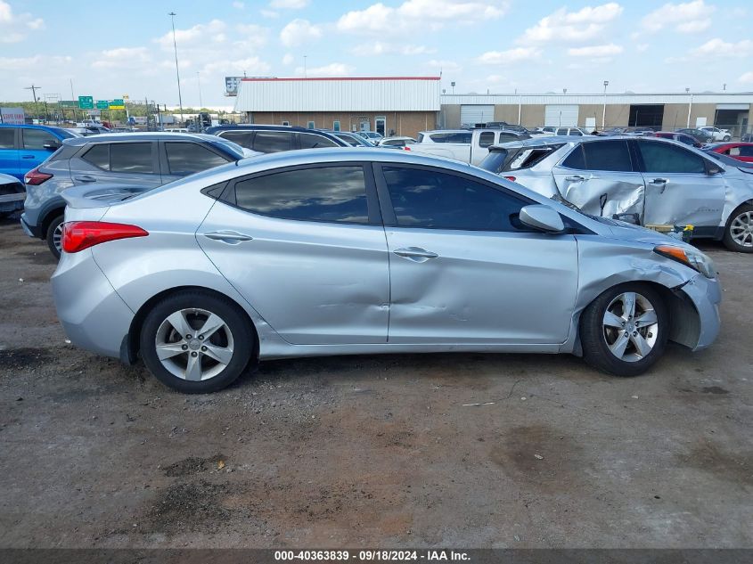 2013 Hyundai Elantra Gls VIN: 5NPDH4AE7DH273649 Lot: 40363839