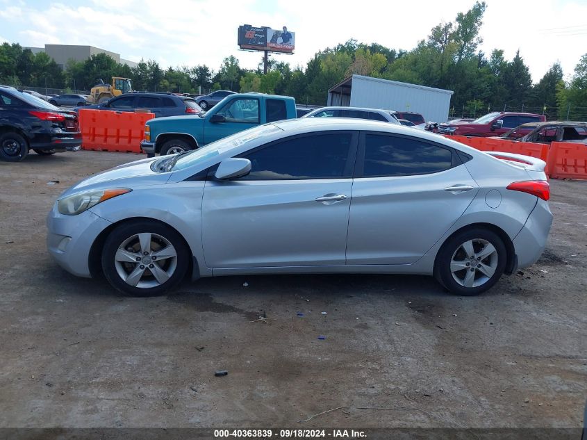 2013 Hyundai Elantra Gls VIN: 5NPDH4AE7DH273649 Lot: 40363839