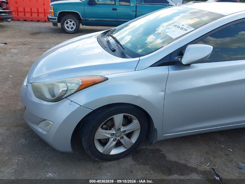 2013 Hyundai Elantra Gls VIN: 5NPDH4AE7DH273649 Lot: 40363839