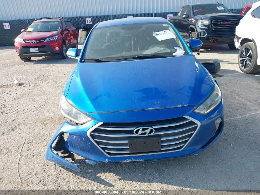 2017 Hyundai Elantra Se VIN: KMHD74LF2HU395299 Lot: 40363843