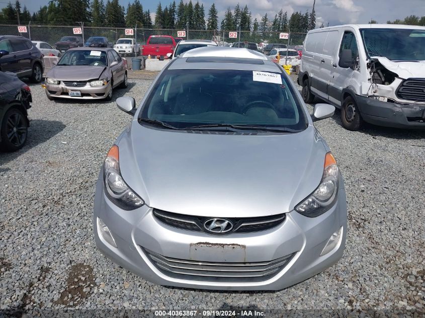 2012 Hyundai Elantra Limited (Ulsan Plant) VIN: KMHDH4AE2CU216291 Lot: 40363867