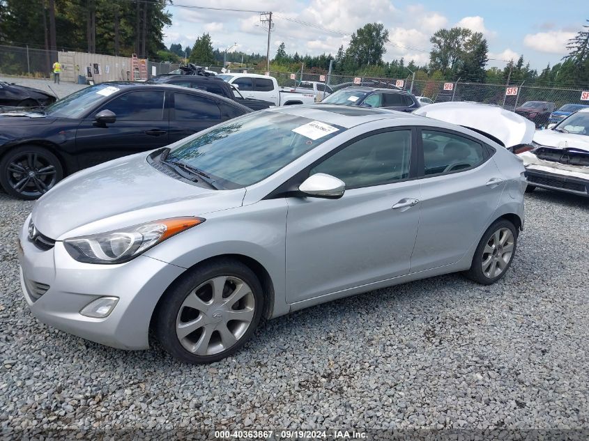 2012 Hyundai Elantra Limited (Ulsan Plant) VIN: KMHDH4AE2CU216291 Lot: 40363867