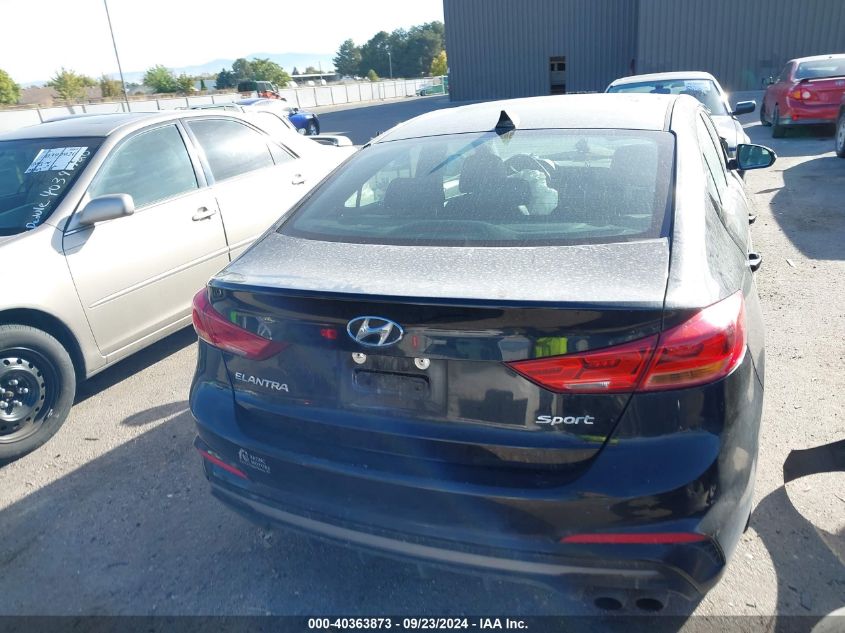 2018 Hyundai Elantra Sport VIN: KMHD04LB3JU453346 Lot: 40363873