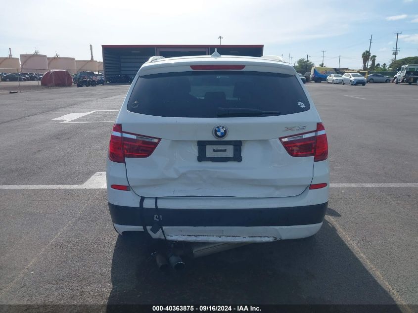 2013 BMW X3 xDrive28I VIN: 5UXWX9C58D0A11742 Lot: 40363875