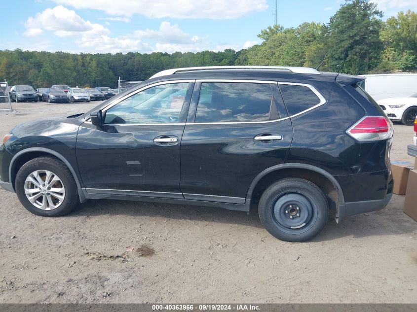 2016 Nissan Rogue Sv VIN: KNMAT2MT1GP694730 Lot: 40363966