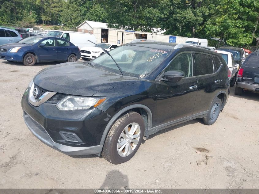 KNMAT2MT1GP694730 2016 NISSAN ROGUE - Image 2