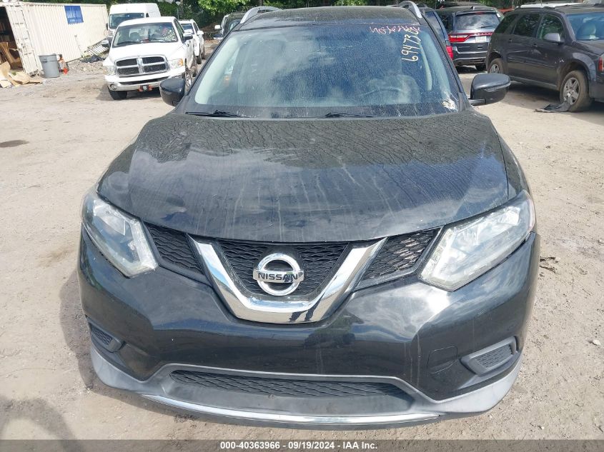 2016 Nissan Rogue Sv VIN: KNMAT2MT1GP694730 Lot: 40363966