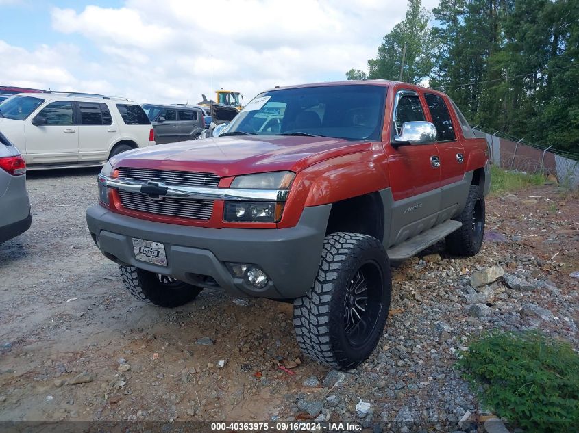 2002 Chevrolet Avalanche 1500 VIN: 3GNEC13T82G100409 Lot: 40363975