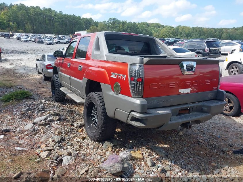 2002 Chevrolet Avalanche 1500 VIN: 3GNEC13T82G100409 Lot: 40363975