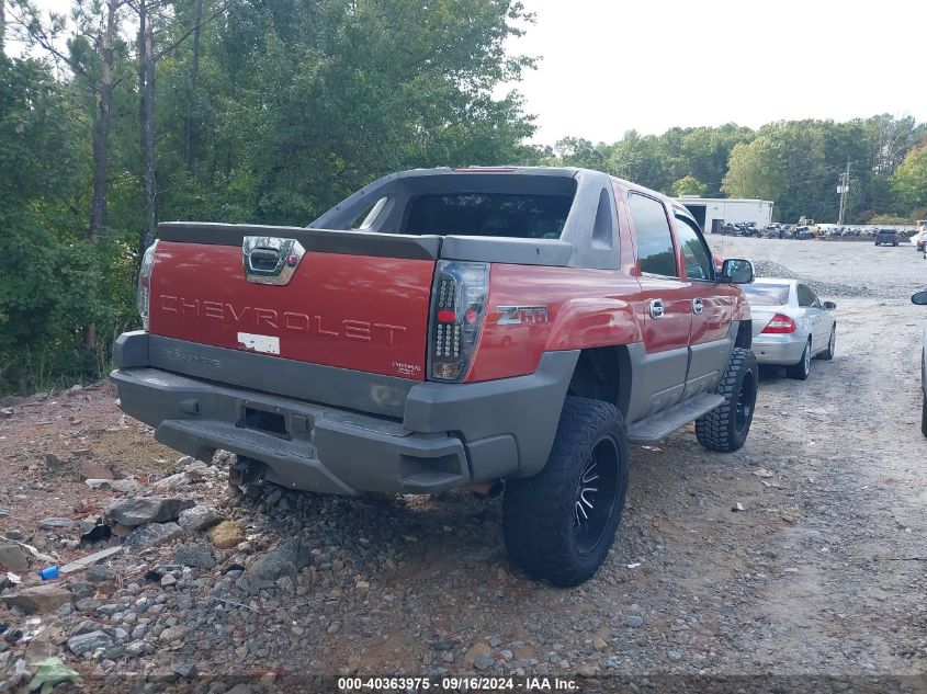 2002 Chevrolet Avalanche 1500 VIN: 3GNEC13T82G100409 Lot: 40363975