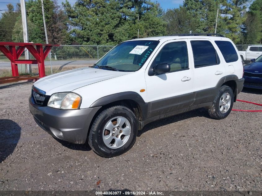 2002 Mazda Tribute Es V6/Lx V6 VIN: 4F2YU08182KM32248 Lot: 40363977