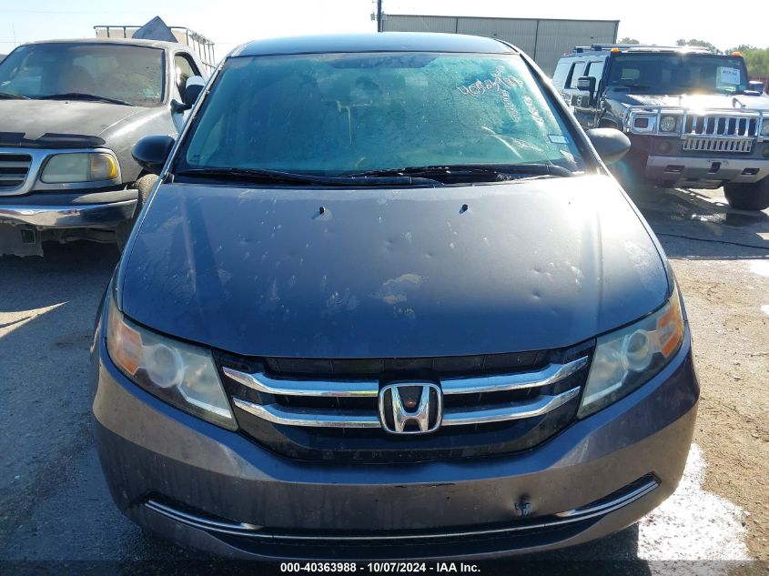 2015 Honda Odyssey Lx VIN: 5FNRL5H29FB119175 Lot: 40363988