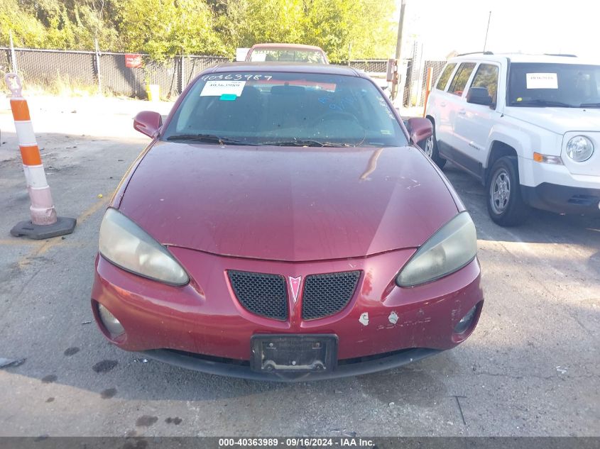 2004 Pontiac Grand Prix Gt1 VIN: 2G2WP522741259696 Lot: 40363989