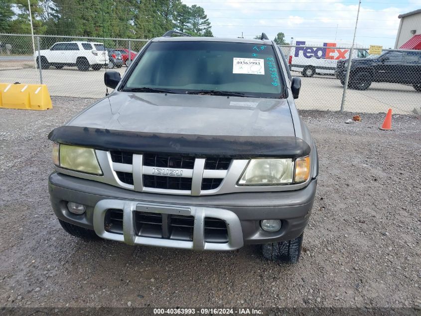 2004 Isuzu Rodeo S 3.5L V6 VIN: 4S2CK58Y844304730 Lot: 40363993