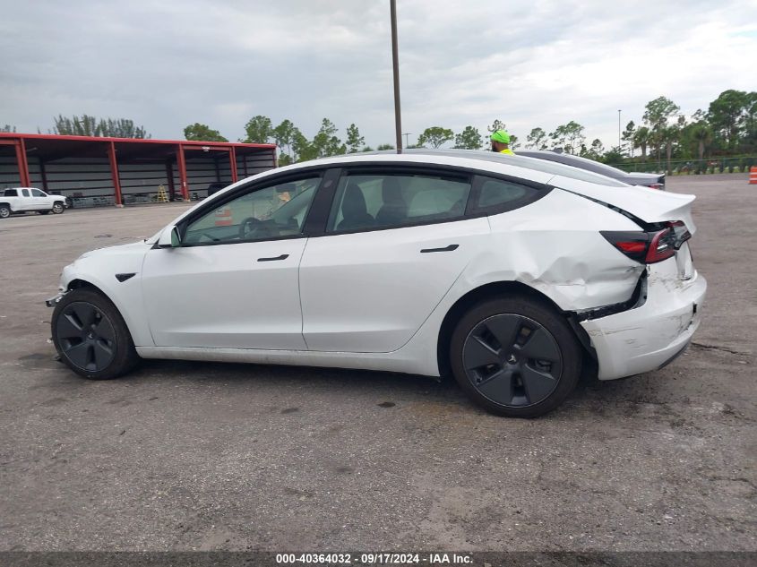 2022 Tesla Model 3 Long Range Dual Motor All-Wheel Drive VIN: 5YJ3E1EB2NF335266 Lot: 40364032