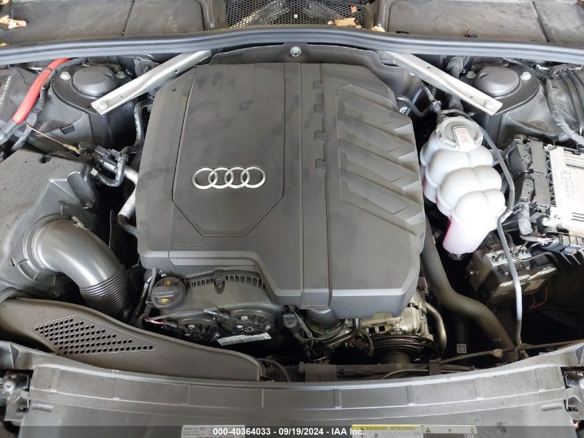 2023 Audi A4 Premium 40 Tfsi Quattro S Tronic VIN: WAUABAF45PN000598 Lot: 40364033