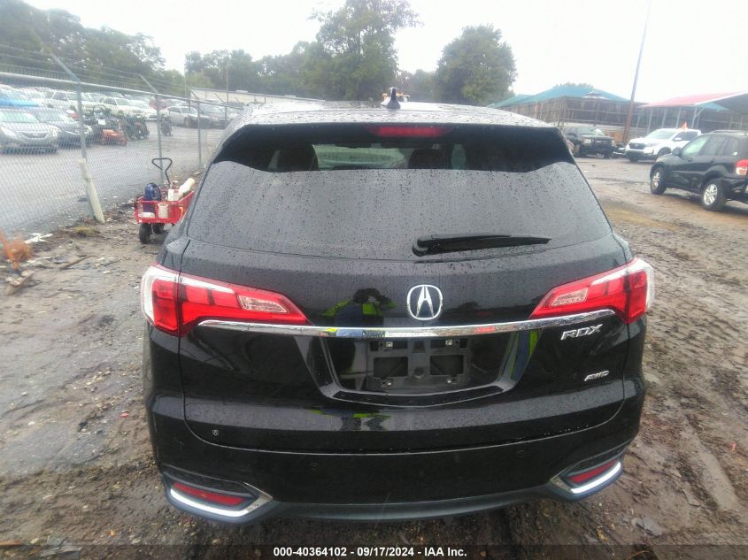 2018 Acura Rdx Advance Package VIN: 5J8TB4H77JL000692 Lot: 40364102