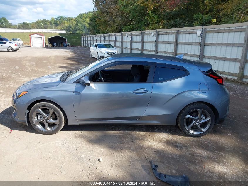 2019 Hyundai Veloster 2.0 VIN: KMHTG6AF8KU008384 Lot: 40364115