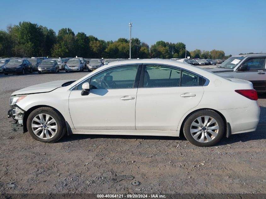 2016 Subaru Legacy 2.5I Premium VIN: 4S3BNAD68G3015496 Lot: 40364121