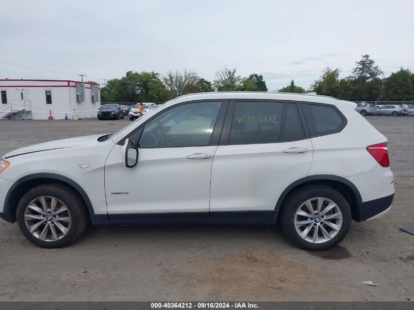 2014 BMW X3 xDrive28I VIN: 5UXWX9C53E0D17491 Lot: 40364212