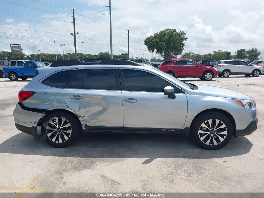 2017 Subaru Outback 2.5I Limited VIN: 4S4BSANC0H3350648 Lot: 40528227