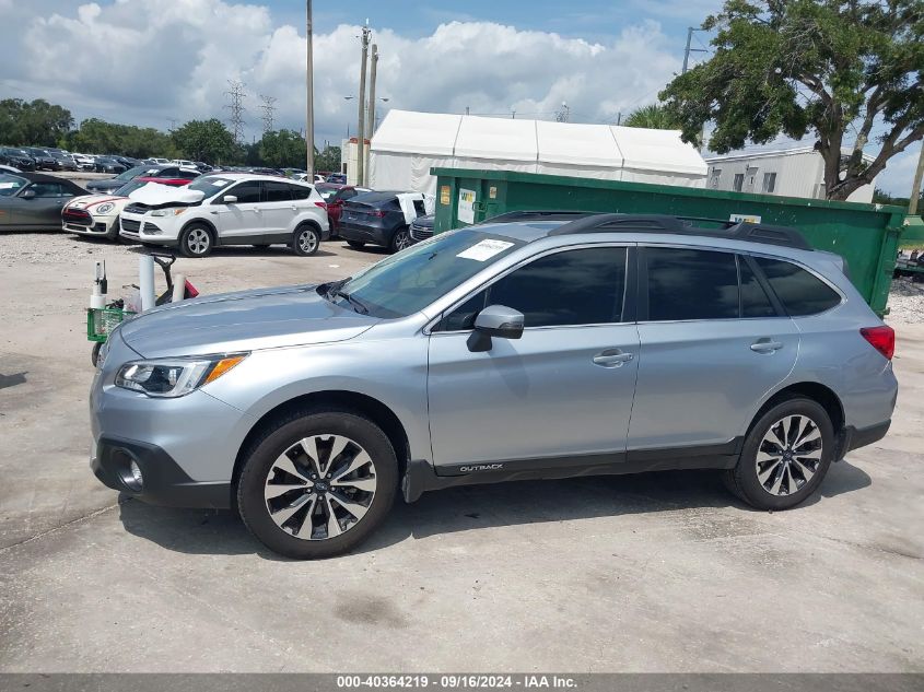 2017 Subaru Outback 2.5I Limited VIN: 4S4BSANC0H3350648 Lot: 40364219