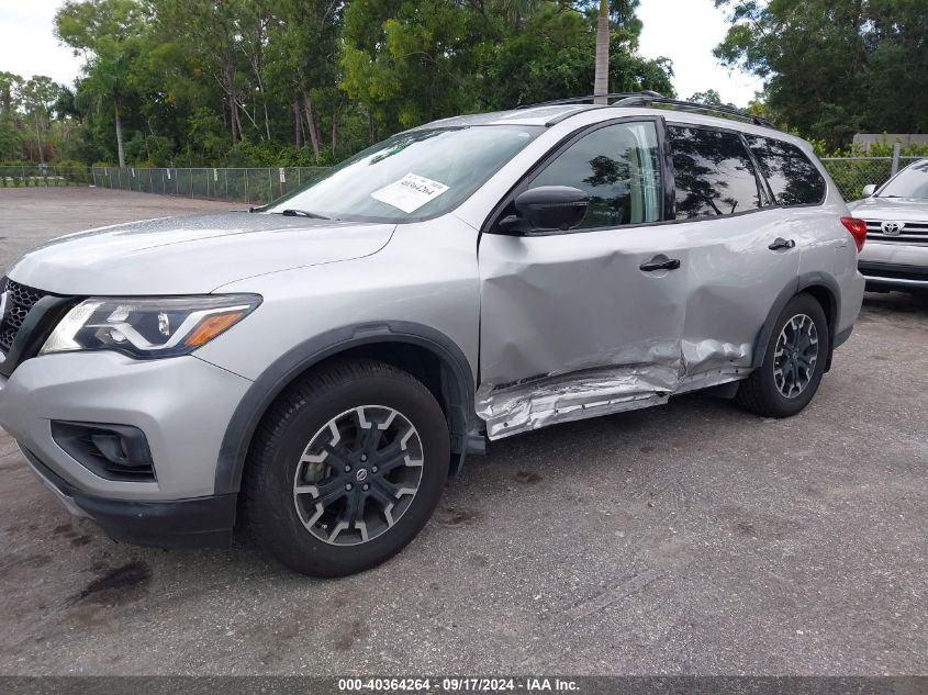 2019 Nissan Pathfinder Sl VIN: 5N1DR2MN4KC624499 Lot: 40364264