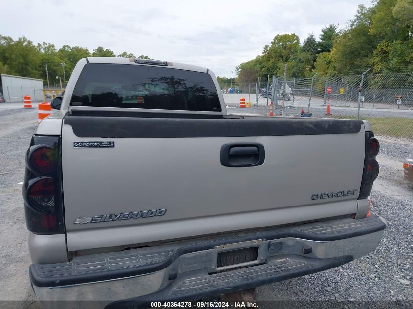 2005 Chevrolet Silverado 1500 Ls VIN: 1GCEK19B95E117807 Lot: 40364278