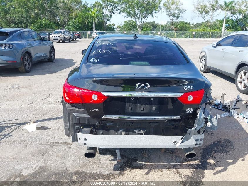 2017 Infiniti Q50 3.0T Premium VIN: JN1EV7AR4HM841355 Lot: 40364300