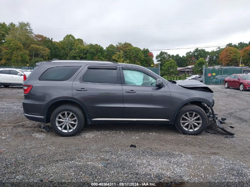 2016 Dodge Durango Sxt VIN: 1C4RDJAG4GC468206 Lot: 40364311