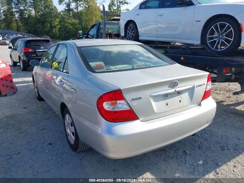 2003 Toyota Camry Le VIN: 4T1BE30K93U156222 Lot: 40364355