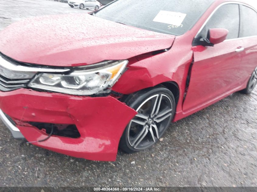 1HGCR2F15HA005507 2017 Honda Accord Sport Se