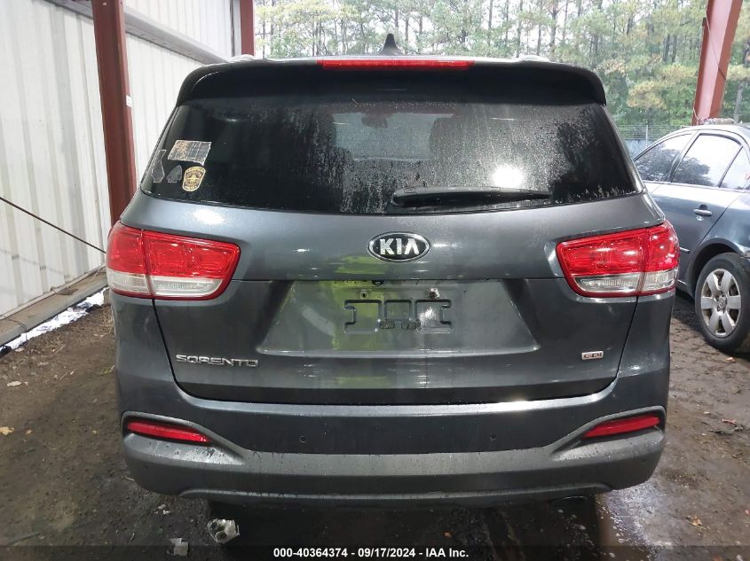 2016 Kia Sorento Lx/L VIN: 5XYPGDA34GG079512 Lot: 40364374