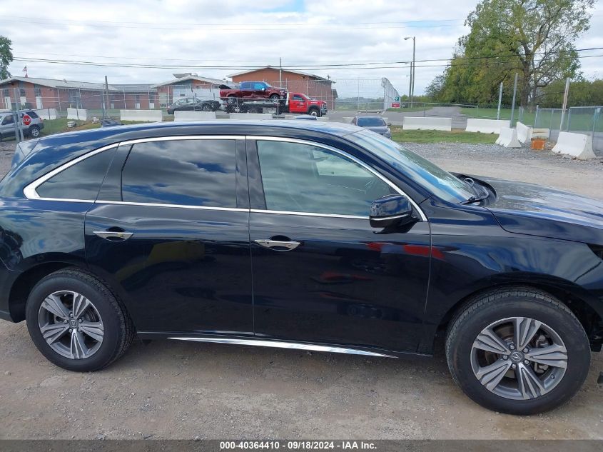 2019 Acura Mdx Standard VIN: 5J8YD4H30KL025058 Lot: 40364410