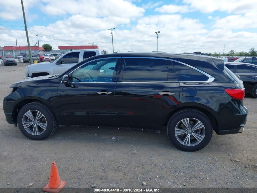 2019 Acura Mdx Standard VIN: 5J8YD4H30KL025058 Lot: 40364410