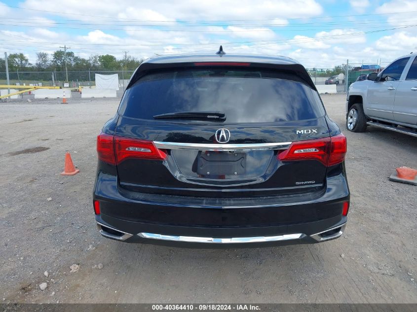 2019 Acura Mdx Standard VIN: 5J8YD4H30KL025058 Lot: 40364410