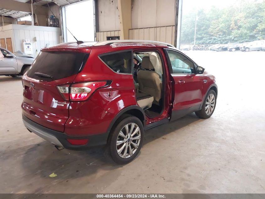 2017 FORD ESCAPE TITANIUM - 1FMCU0JD6HUE29324