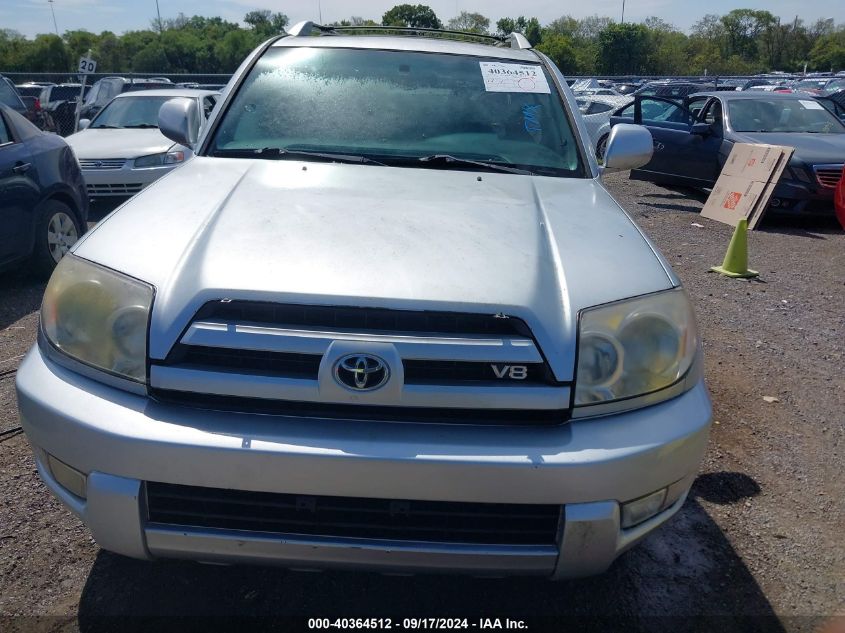 2003 Toyota 4Runner Limited V8 VIN: JTEBT17R130005413 Lot: 40364512